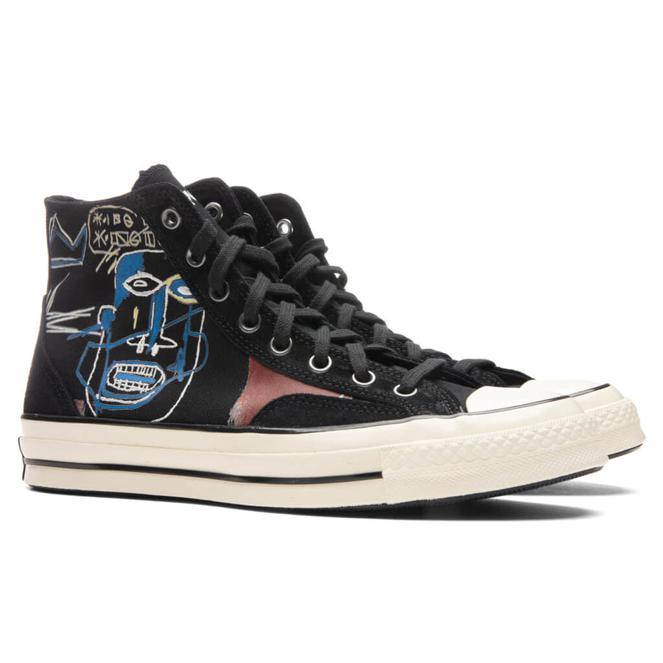 Converse x Jean-Michel Basquiat Chuck 70 Hi - Black/Multi/Egret