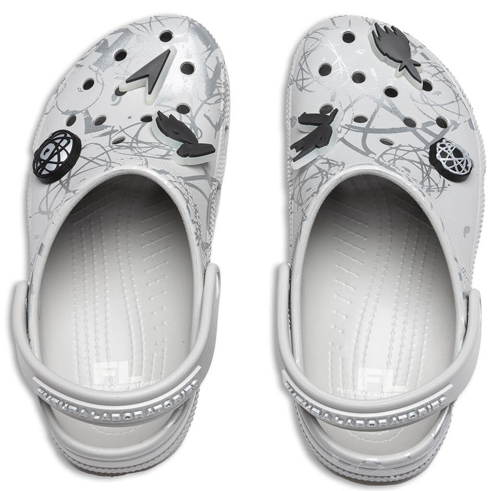 Crocs x The Futura Laboratories Classic Clog - Pearl White