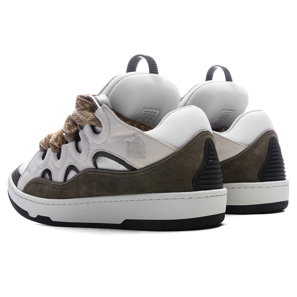 Curb Sneakers - White/Khaki