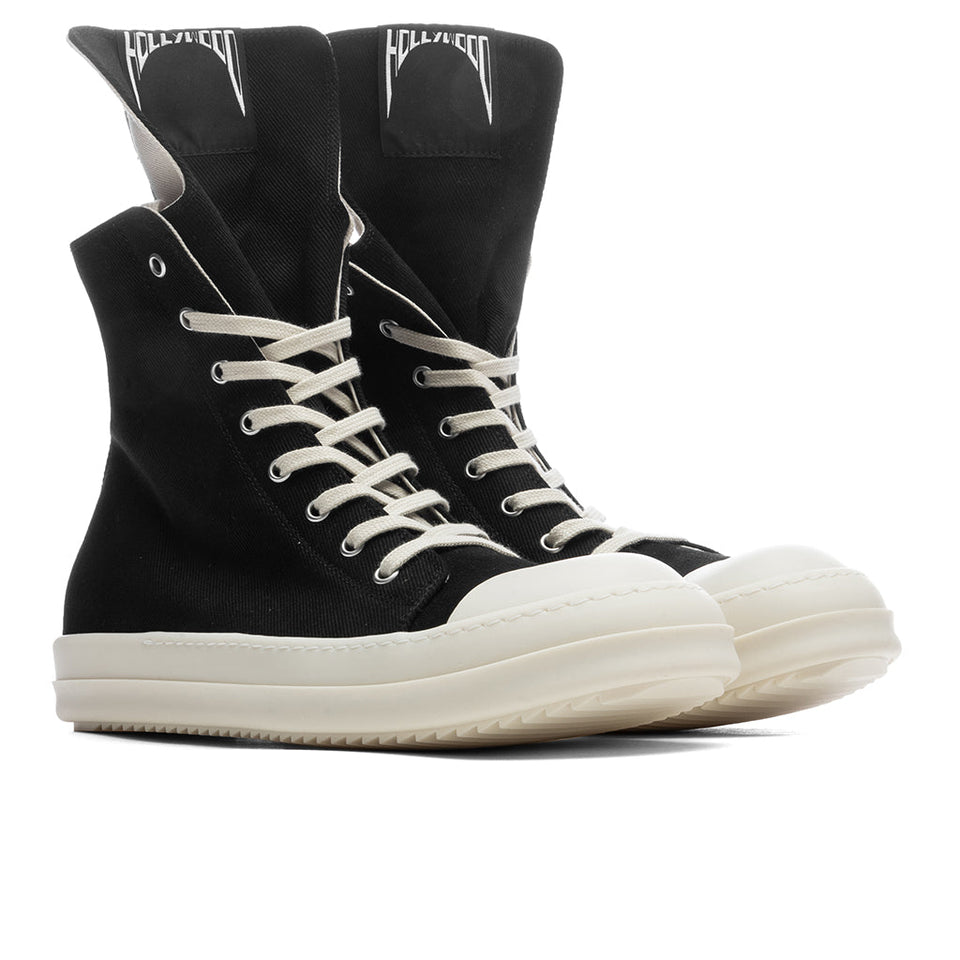 Denim Sneaks - Black/Milk