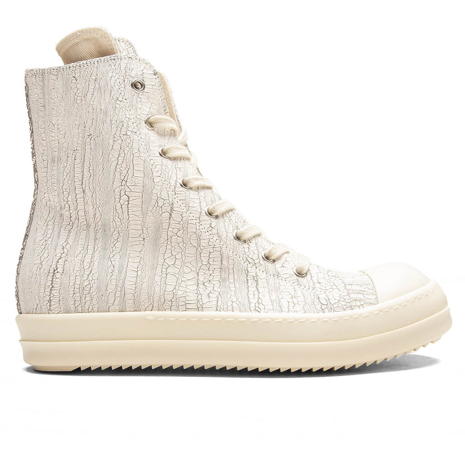 Denim Sneaks - Milk White