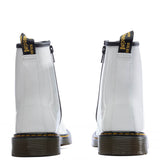 Youth 1460 Patent Leather Boots - White Patent Lamper