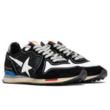 Running Sole Nylon - Black/Silver/White