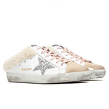 Women's Sabot Suede Toe - Cappuccino/White