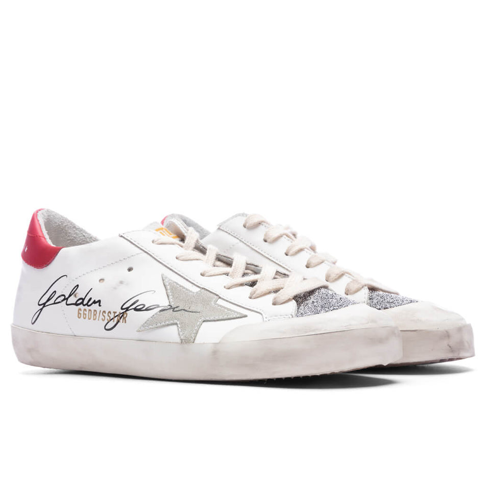 Women's Super-Star Penstar - White/Silver/Red