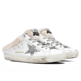 Women's Super-Star Sabot - White/Silver/Beige