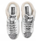 Women's Super-Star Sabot - White/Silver/Dark Grey