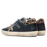 Women's Super-Star Sneakers - Black/Gold