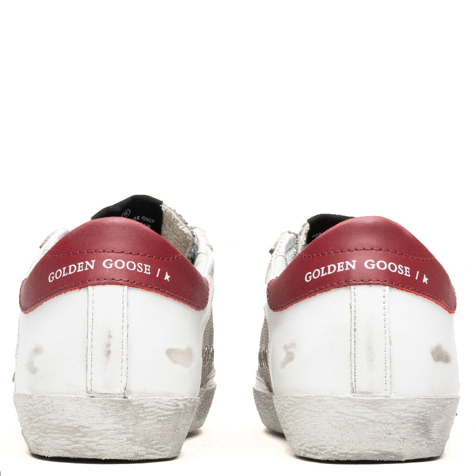 Women's Super-Star Sneakers - Silver/White/Tobacco