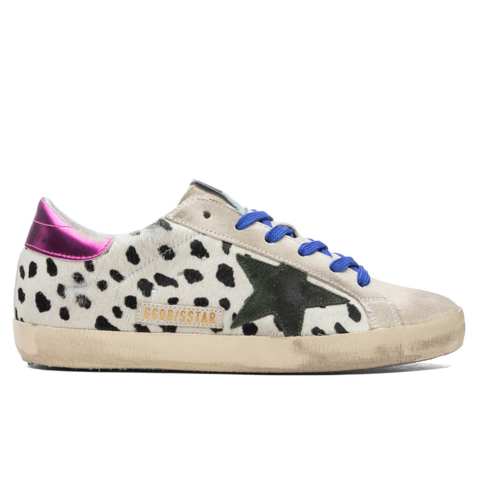 Women's Super-Star Sneakers - White/Black Cow