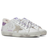 Women's Super-Star Sneakers - White/Lavender