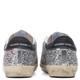 Women's Super-Star Sneakers - Silver/Baby Pink/Black