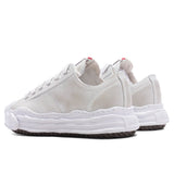 Hank Low OG Sole Brushed Shrink Leather - White