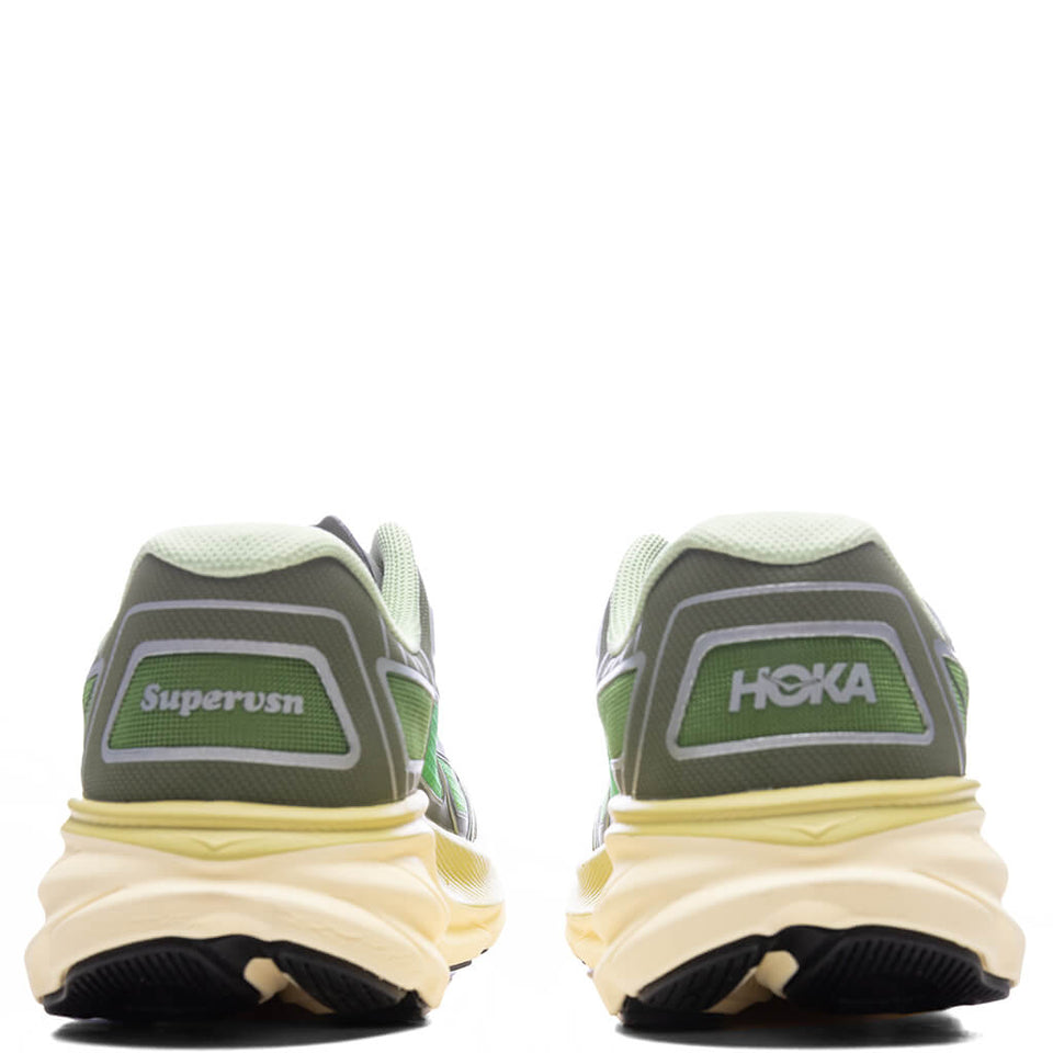 Hoka x Supervsn Clifton One9 - Green Flash/Limelight