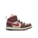 Jordan 1 Mid SE (TD) - Coconut Milk/Varsity Red/Dark Pony