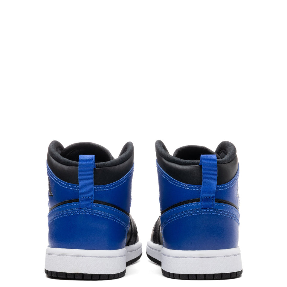 Air Jordan 1 Mid (PS) - Black/Hyper Royal