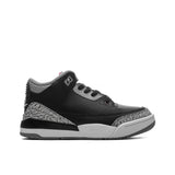 Air Jordan 3 Retro (PS) 'Black Cement' - Black/Fire Red/Cement Grey/Summit White