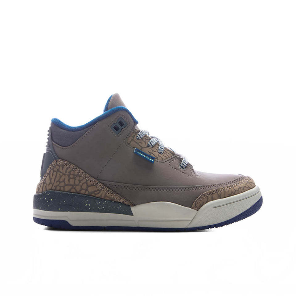 Air Jordan 3 Retro 'We Outside' (PS) - Olive Grey/Green Abyss/Khaki