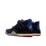 Air Jordan 4 Retro 'Rare Air' (PS) - Black/Fire Red/Deep Royal Blue