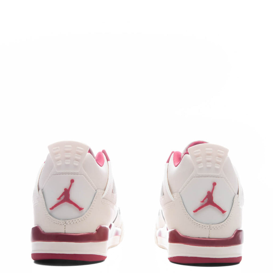Air Jordan 4 Retro 'Valentine's Day' (PS) - Pale Ivory/Sierra Red