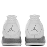 Air Jordan 4 Retro (PS) - White/Fire Red