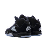 Air Jordan 5 Retro OG 'Black Metallic Reimagined' (PS) - Black/White/Metallic Silver/Fire Red