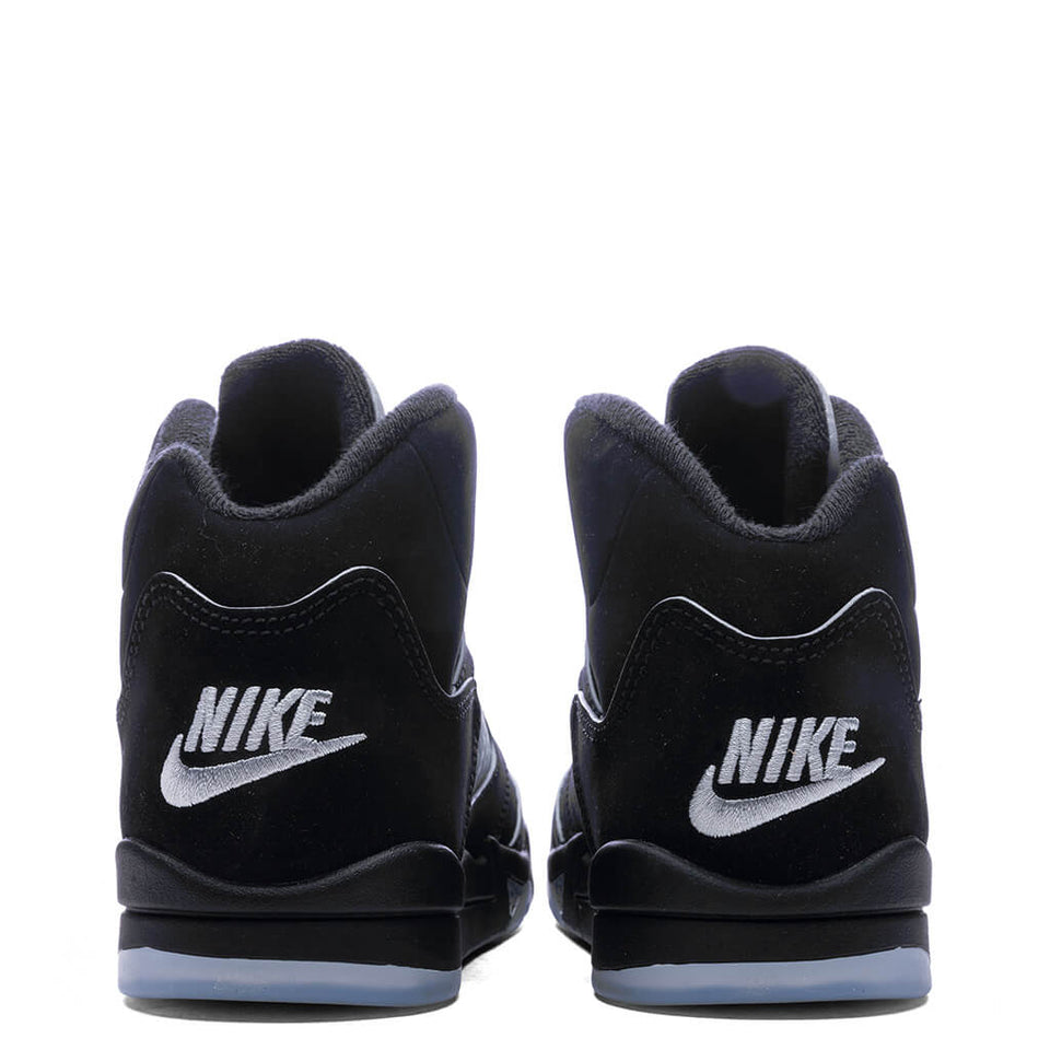 Air Jordan 5 Retro OG 'Black Metallic Reimagined' (PS) - Black/White/Metallic Silver/Fire Red