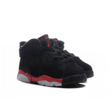 Air Jordan 6 Retro 'Infrared Salesman' (TD) - Black/Light Crimson