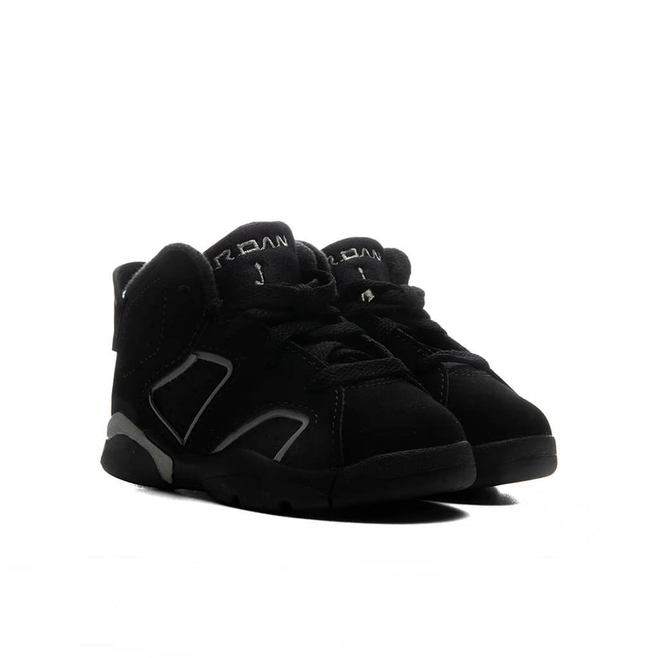 Air Jordan 6 Retro 'Cap and Gown' (TD) - Black/Reflect Silver/Black