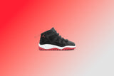 Jordan 11 Retro (TD) 'Bred Velvet' - Black/Gym Red/White