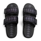 222 Banda Aster 1 Sandals - Black/Dark Grey
