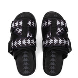 222 Banda Mitel 1 Sandals - Black/White