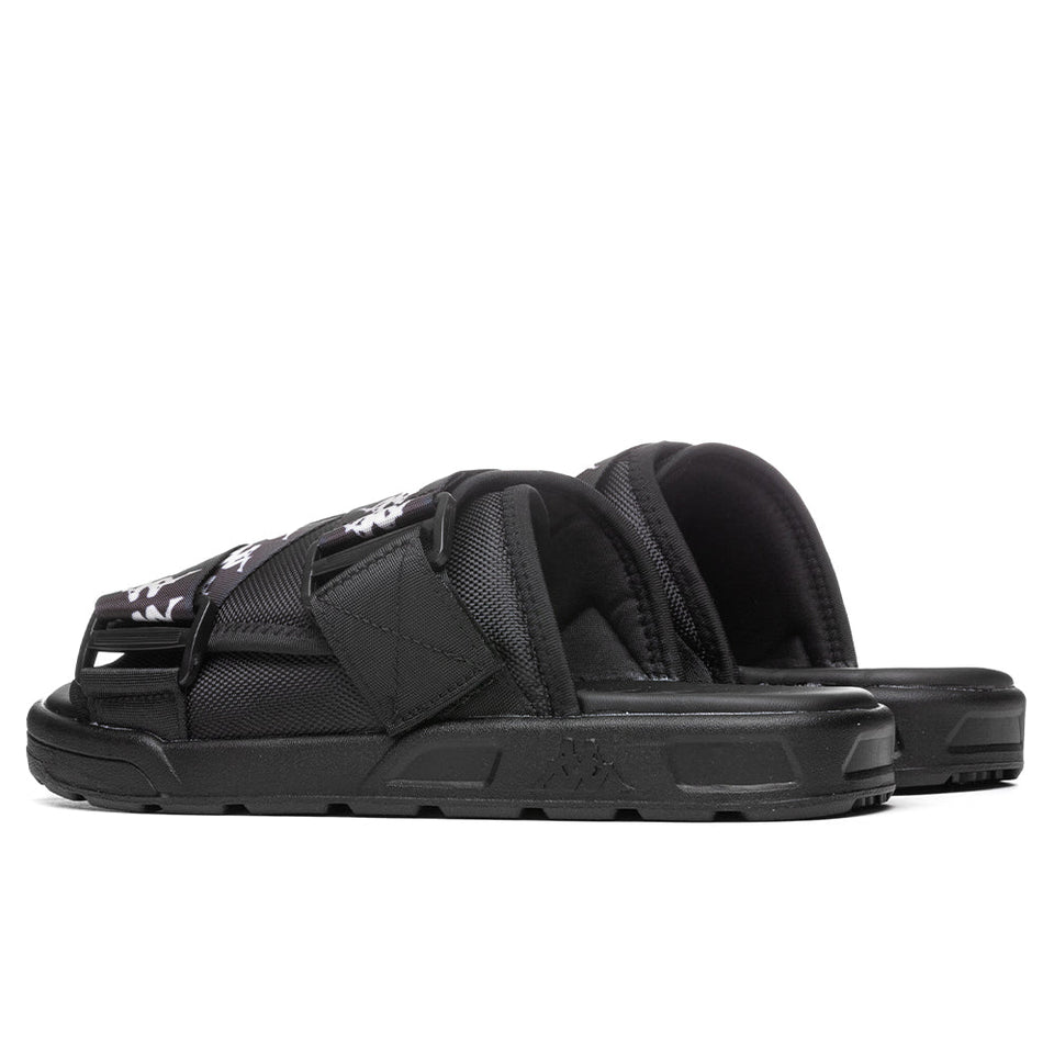 222 Banda Mitel 1 Sandals - Black/White