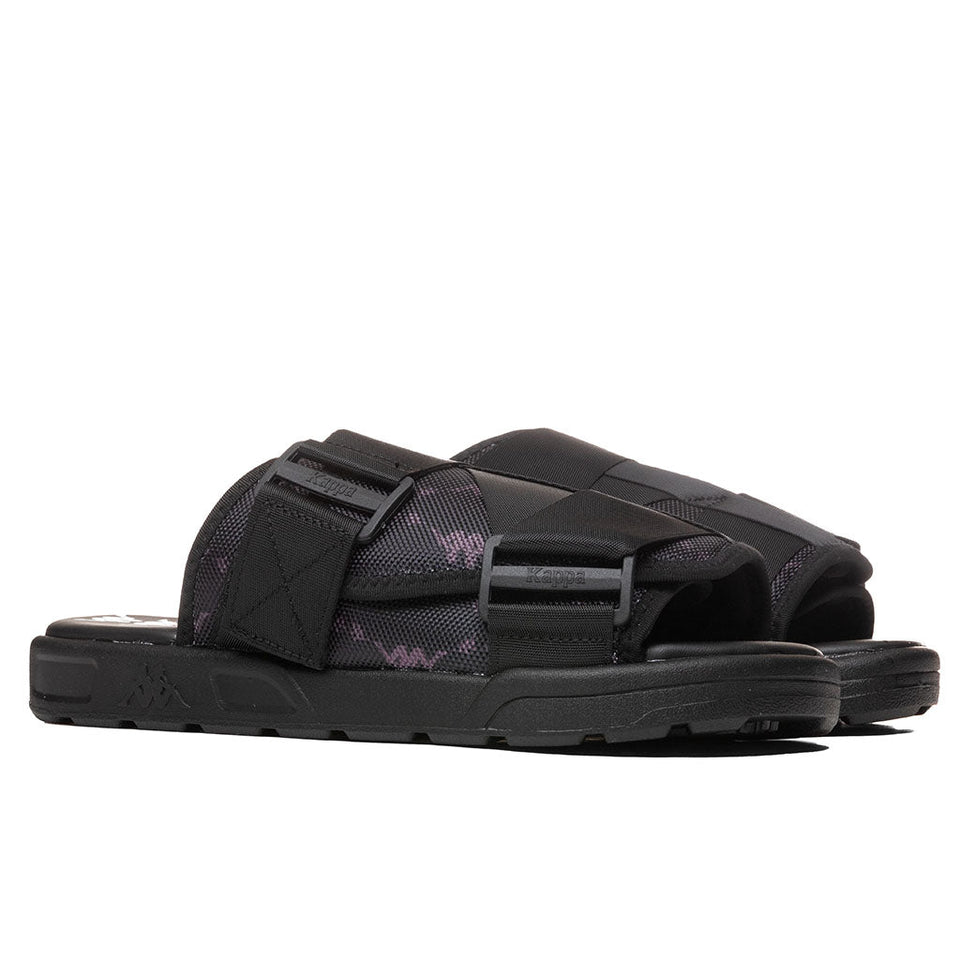 222 Banda Mitel 4 Sandals - Black/White