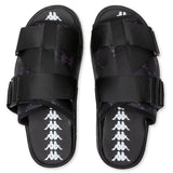222 Banda Mitel 4 Sandals - Black/White