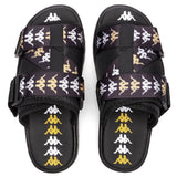 222 Banda Mitel 7 Sandals - Black/White