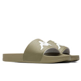 Authentic Adam 2 Slides - Green Olive/White