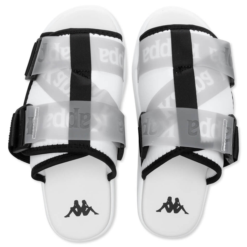 Authentic Mitel 1 Sandals - White/Black