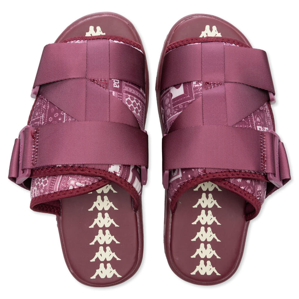 Authentic Nuuk 1 Sandals - Burgundy/Light Beige