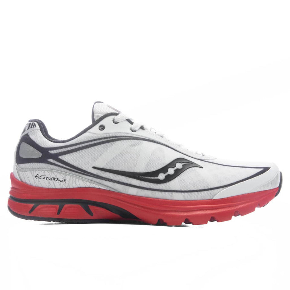 Kinvara 1 - White/Black/Red