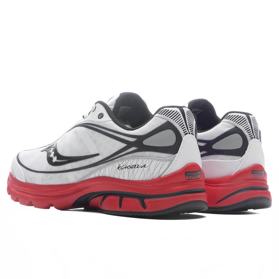 Kinvara 1 - White/Black/Red