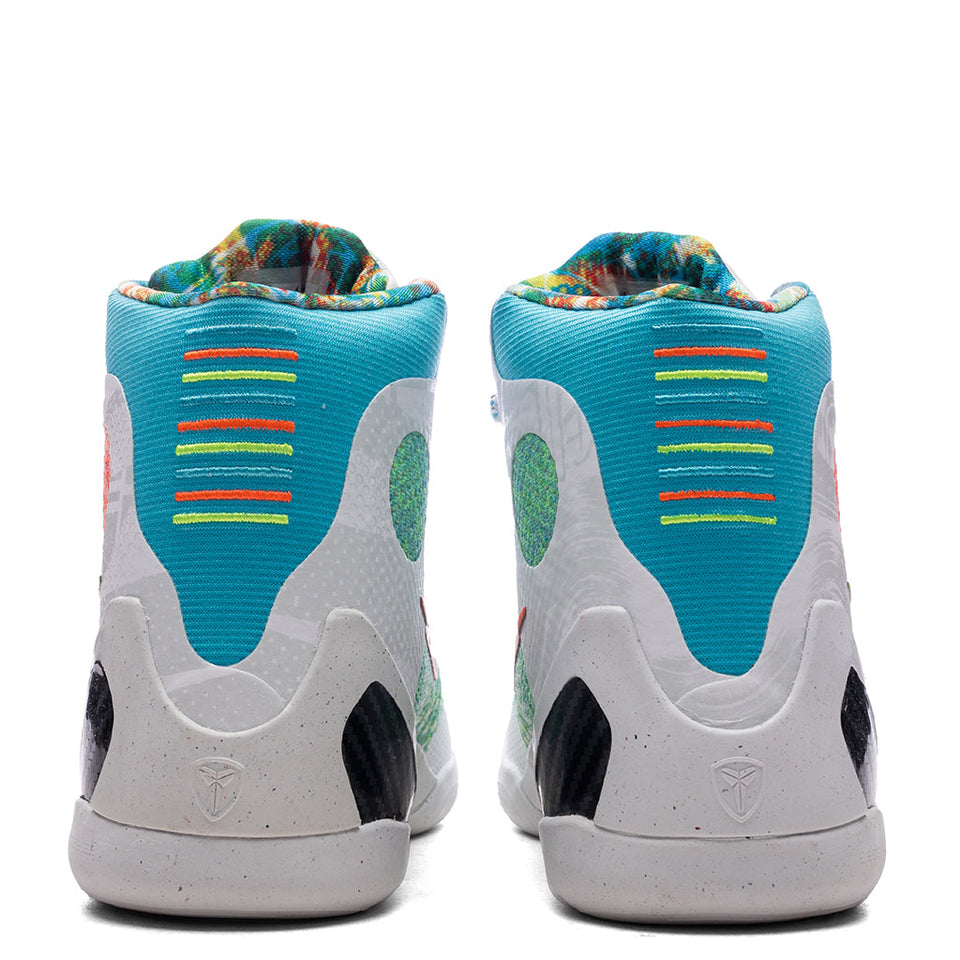 Kobe IX Elite High Protro 'What The Kobe?' (GS) - White/Chlorine Blue/Black