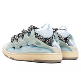 Curb Mules - Pale Blue