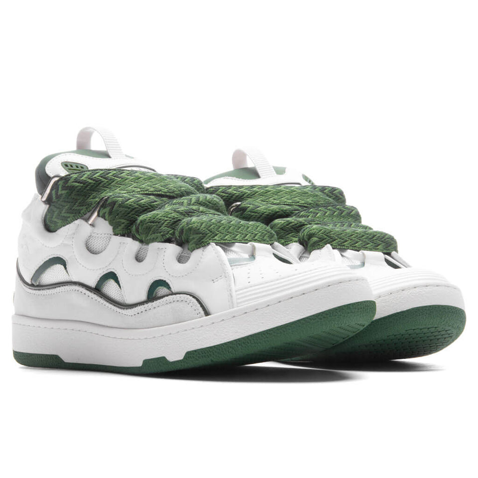 Curb Sneakers - White/Khaki