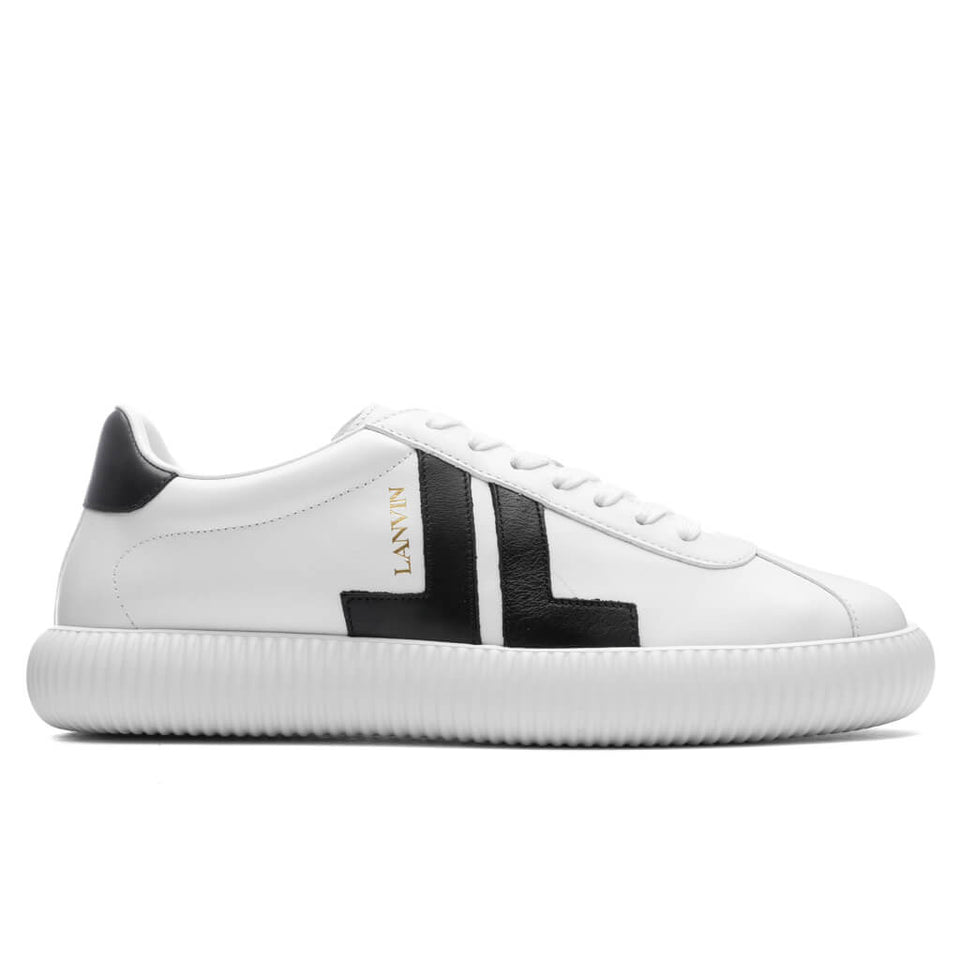 Glen Low Top Sneakers - White/Black