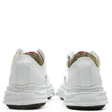 Hank Low OG Sole Toe Cap Leather Sneaker - White