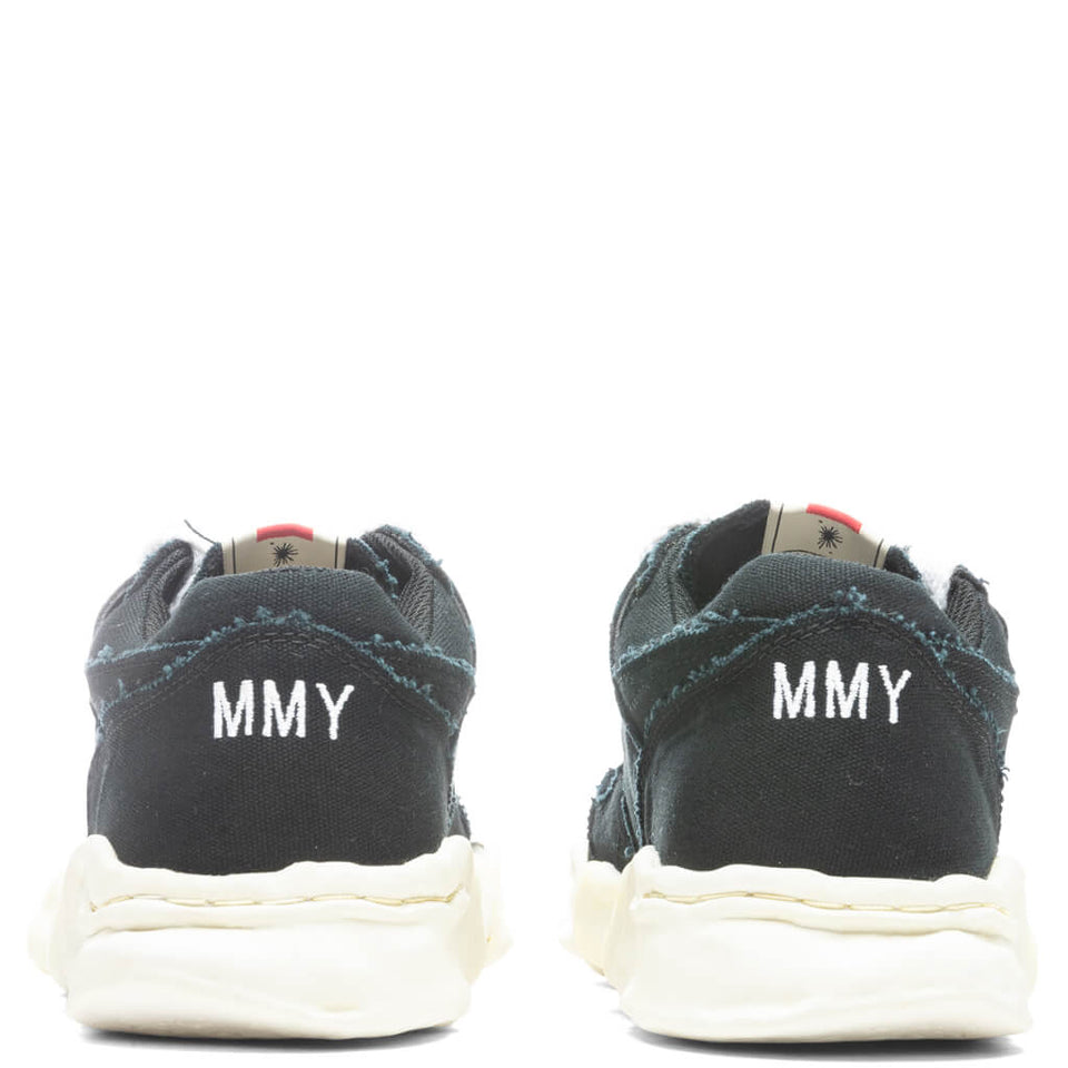 Parker Low OG Sole Canvas Sneaker "Perforated" - Black