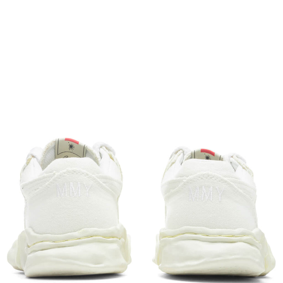 Parker Low OG Sole Canvas Sneaker "Perforated" - White