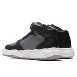 Wayne High OG Sole Leather Sneaker - Black/Grey