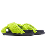 Fussbett Slide Sandal - Lime Green
